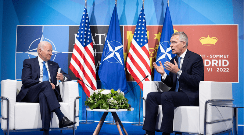 US President Joe Biden with NATO Secretary General Jens Stoltenberg. Photo Credit: NATO