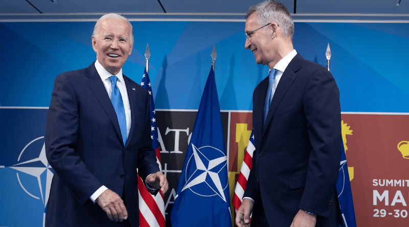 US President Joe Biden and NATO Secretary General Jens Stoltenberg. Photo Credit: NATO