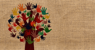 Integration Volunteer Hands Tree Grow Voluntarily Poverty Poor