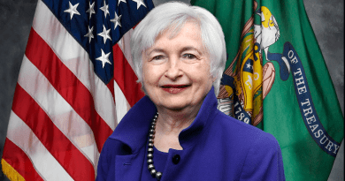 Janet Yellen, United States Secretary of the Treasury, official portrait.