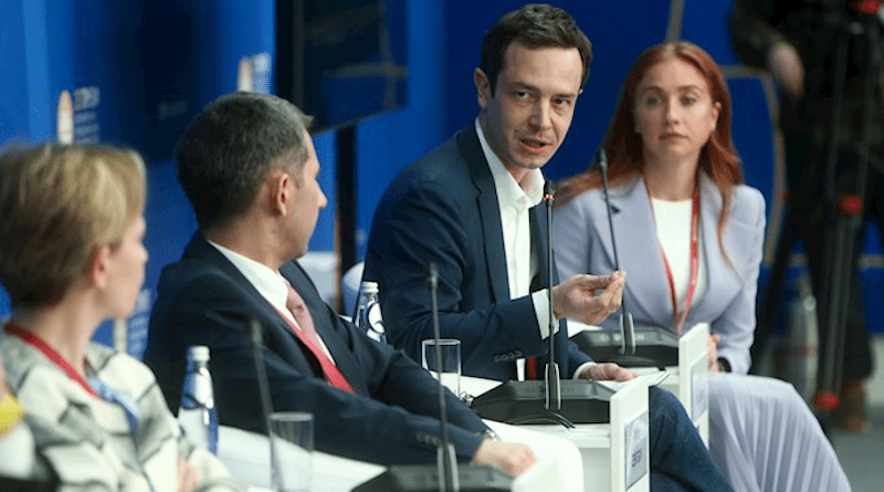 Session on Young Professionals at St. Petersburg forum, June 16, 2022. (photo supplied)