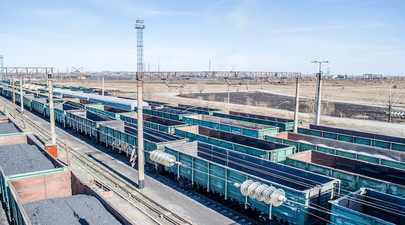 Railway cars in Kazakhstan railroad