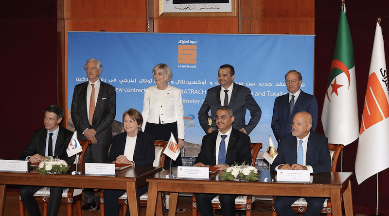 New Production Sharing Contract (PSC) jointly signed by Eni, SONATRACH, Oxy and TotalEnergies. Photo Credit: Eni
