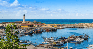 Cherchell, Algeria on the Mediterranean coast