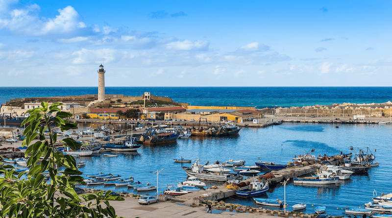 Cherchell, Algeria on the Mediterranean coast