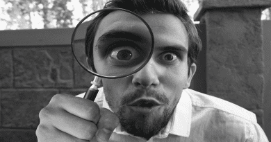 Magnifying Glass Detective Looking Lens Proof Spy Spying