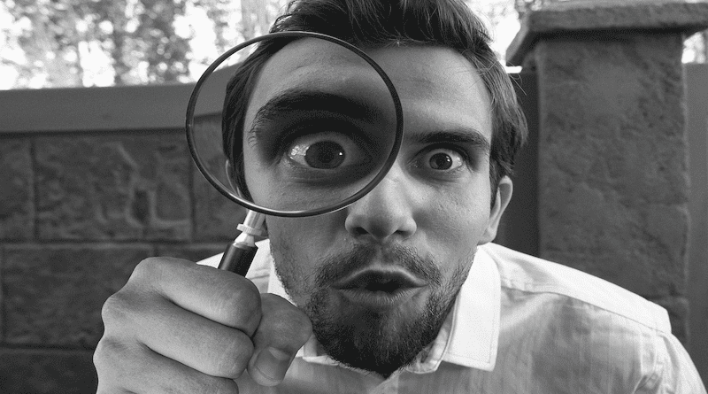 Magnifying Glass Detective Looking Lens Proof Spy Spying