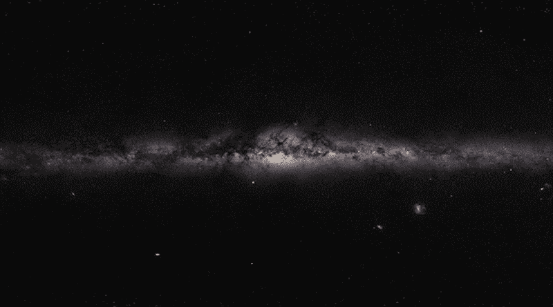 An edge-on perspective of the Milky Way as seen from Earth CREDIT: ESO/S. Brunier