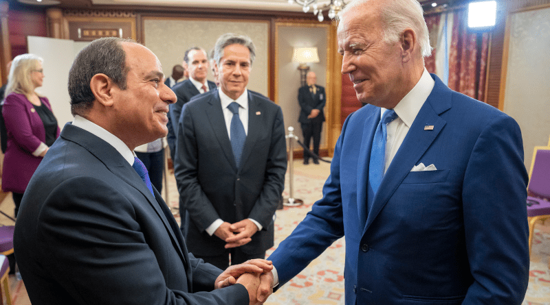 Egypt's President Abdel Fattah Al Sisi with US President Joe Biden. Photo Credit: White House
