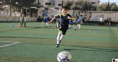 Gaza’s young athletes at Hilal Sports Academy in Gaza. (Photo: Mahmoud Ajjour, the Palestine Chronicle)