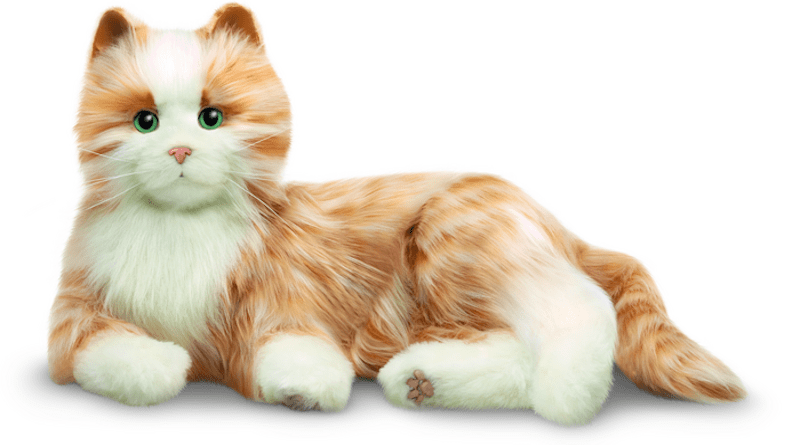 A Joy For All companion cat CREDIT: Joy for All Companion Pets/ Ageless Innovation.