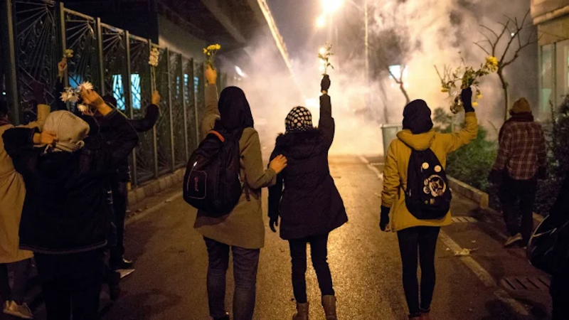 Protests in Iran. Photo Credit: Iran News Wire