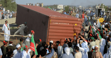 Protest in Pakistan (photo supplied)