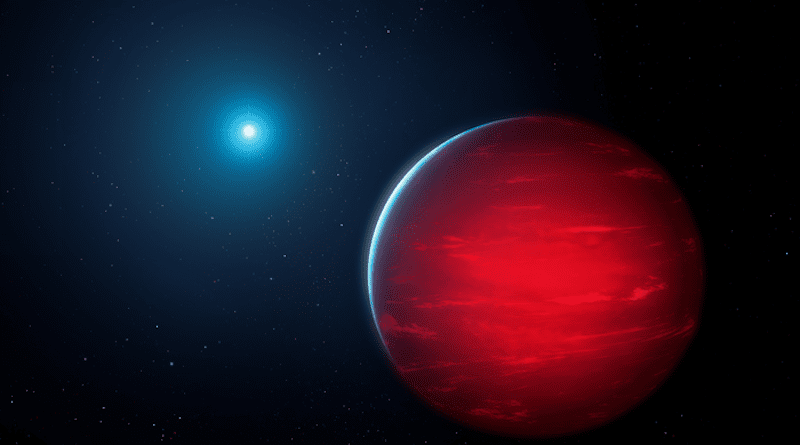 Illustration of an ultracool dwarf with a companion white dwarf. Ace citizen scientist Frank Kiwy used the Astro Data Lab science platform at NSF’s NOIRLab to discover 34 new ultracool dwarf binary systems in the Sun’s neighborhood, nearly doubling the number of such systems known. CREDIT: NOIRLab/NSF/AURA/M. Garlick