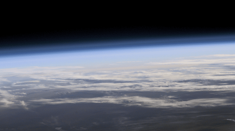 The ozone layer in the stratosphere protects life on Earth from harmful UV radiation - but also has a strong influence on the weather. CREDIT: NASA