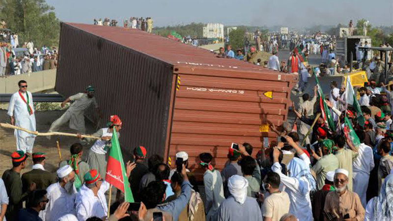 Protest in Pakistan (photo supplied)