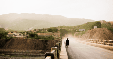 Pakistan woman bridge