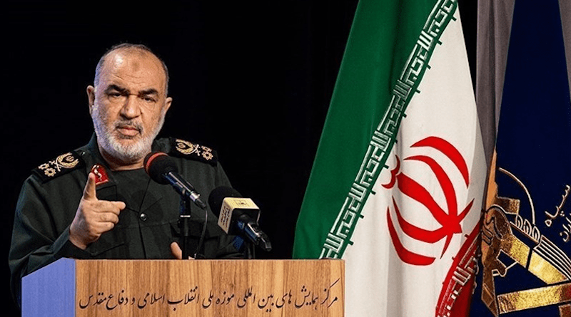 Commander of Iran's Islamic Revolution Guards Corps (IRGC) Major General Hossein Salami. Photo Credit: Tasnim News Agency