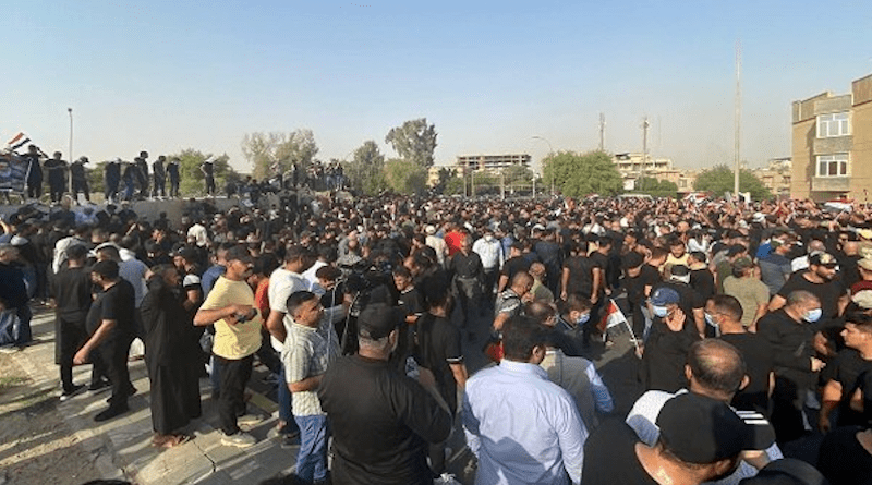 Protests in Baghdad, Iraq. Photo Credit: Mehr News Agency