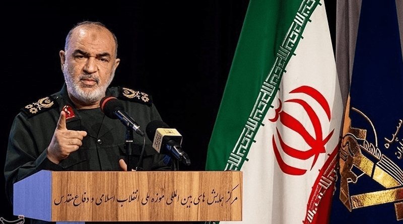 Commander of the Islamic Revolution Guards Corps (IRGC) Major General Hossein Salami. Photo Credit: Tasnim News Agency