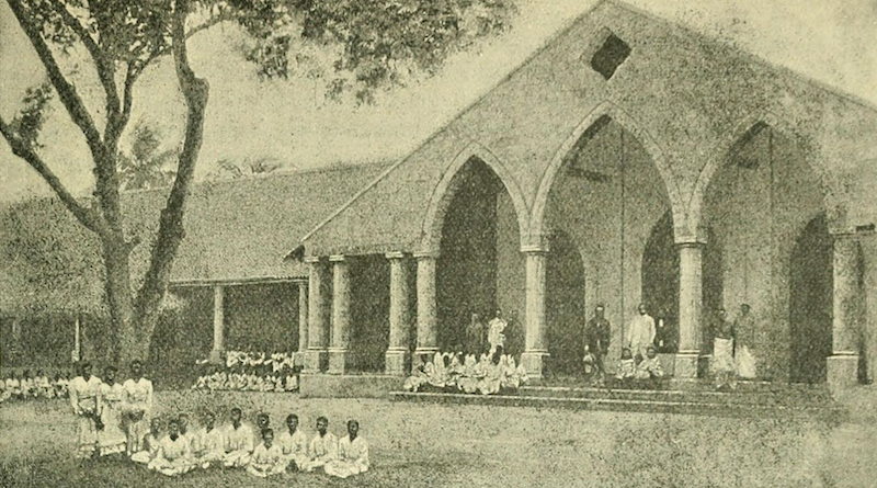 Uduvil Girls' Boarding School. Image from page 88 of "Seven years in Ceylon- stories of mission life". Photo Credit: Wikimedia Commons