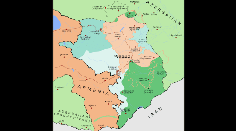 Since the end of 2020 Nagorno-Karabakh war Azerbaijan and Turkey have been promoting the concept of "Zangezur corridor", which, if implemented, would connect Azerbaijan to Nakhchivan and Turkey to the rest of Turkic world through Armenia's Syunik Province. Credit: Wikipedia Commons