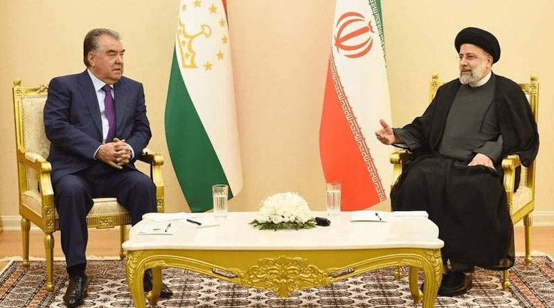 File photo of Tajikistan's President Emomali Rahmon with Iranian President Ebrahim Raisi. Photo Credit: Tasnim News Agency