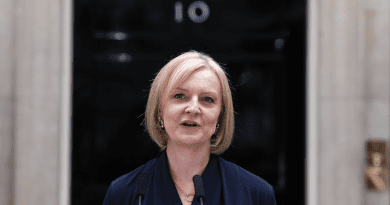 UK Prime Minister Liz Truss at 10 Downing Street. Photo Credit: Prime Minister's Office, Wikipedia Commons