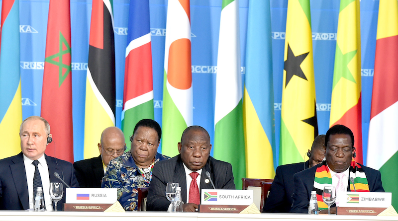 File photo of Russian President Vladimir Putin at Russia–Africa 2019 summit. Photo Credit: South Africa government