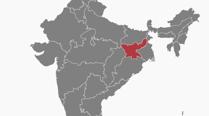 Location of Jharkhand in India. Credit: Wikipedia Commons
