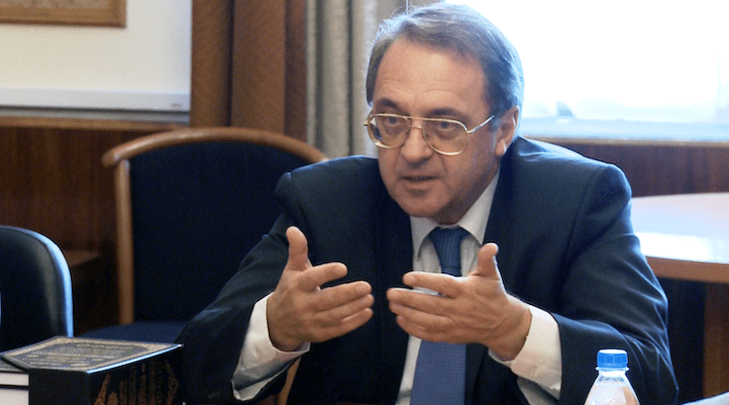 Russian Presidential Special Representative for Middle East and Africa, Mikhail Bogdanov (Photo supplied)