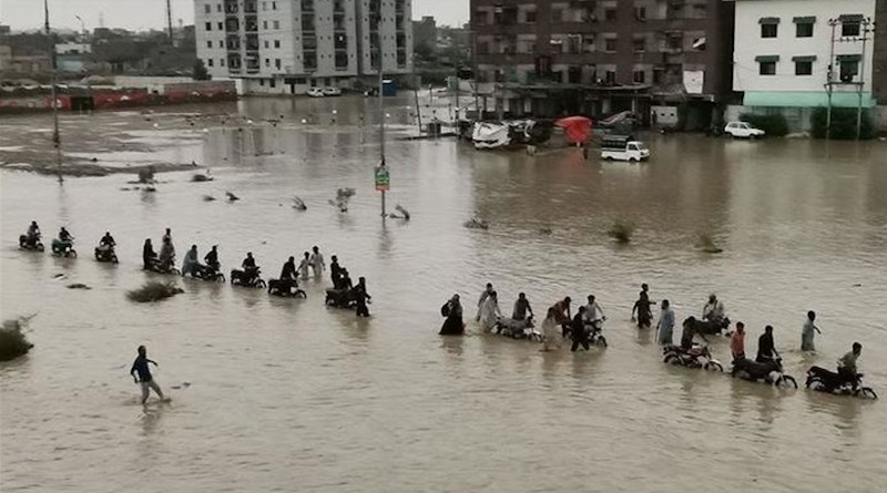 Flooding in Pakistan. Photo Credit: Tasnim News Agency