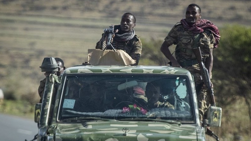 Soldiers in Ethiopia’s Tigray region. Photo Credit: Tasnim News Agency