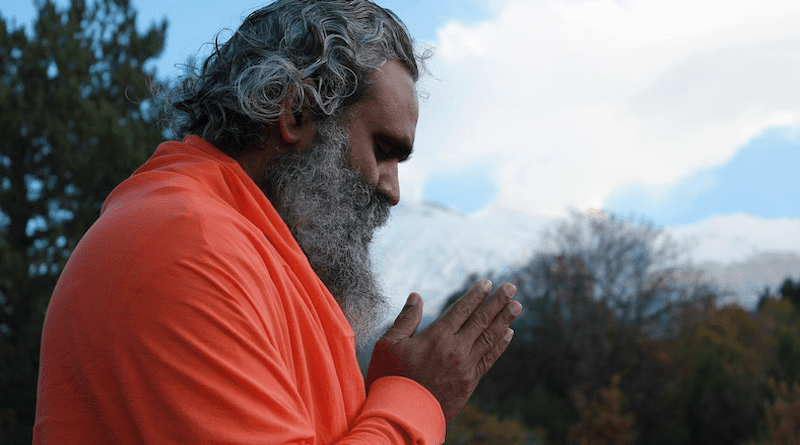 Namaste Indian Master Mountain Meditation Prayer Guru India