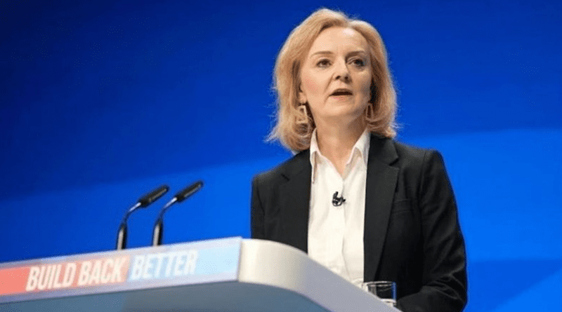 File photo of United Kingdom's Liz Truss. Photo Credit: Tasnim News Agency