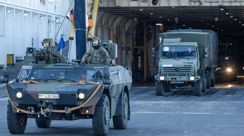 German troops arrive in Lithuania. Photo credit: Ministry of Defence of Lithuania