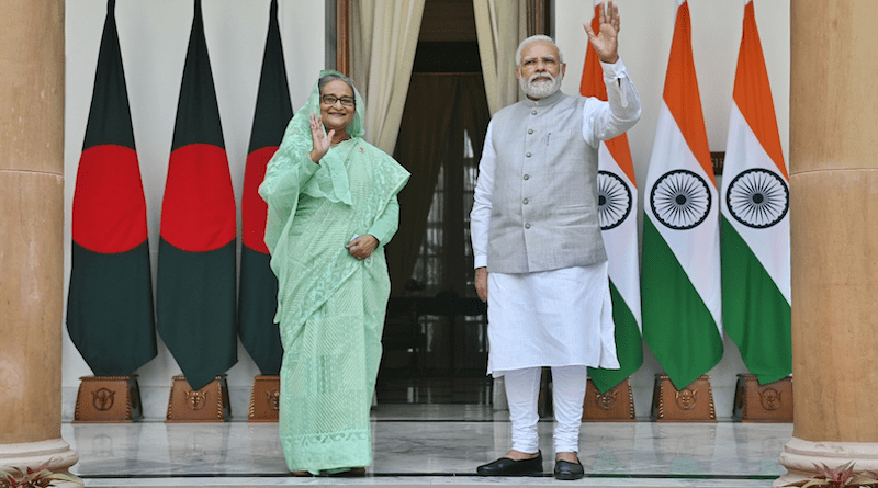 India's PM Narendra Modi meeting with the Prime Minister of Bangladesh, Ms. Sheikh Hasina, at Hyderabad House, in New Delhi on September 06, 2022. Photo Credit: PM India Office