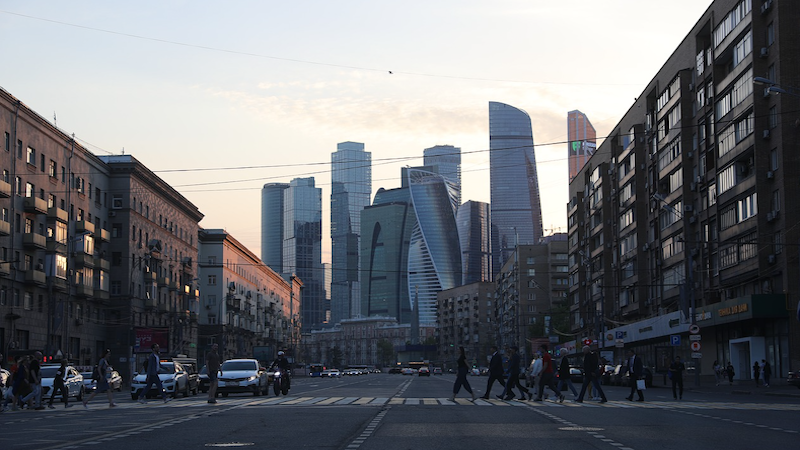 Moscow Streets Russia City Metropolis Building