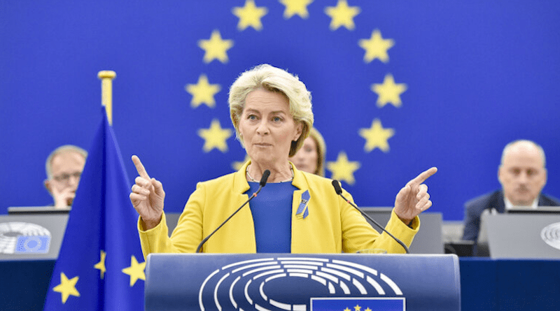 European Commission President Ursula von der Leyen. Photo Credit: Eric Vidal, © European Union 2022 - Source : EP