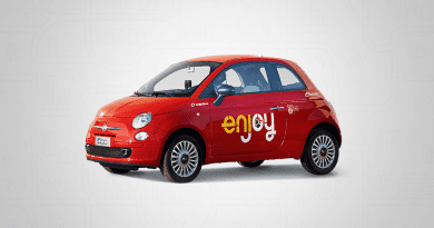 Enjoy, Eni's car sharing service. Photo: Eni