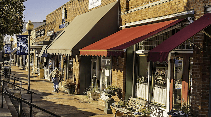 Small Town Small Southern Town Small-Town Usa United States