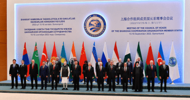 Shanghai Cooperation Organization in Samarkand, Uzbekistan 2022. Photo Credit: President.az