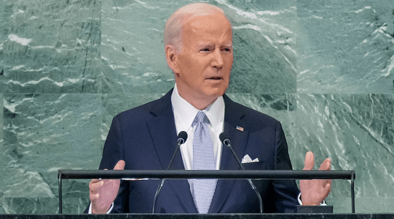 US President Joe Biden at the United Nations. Photo Credit: The White House