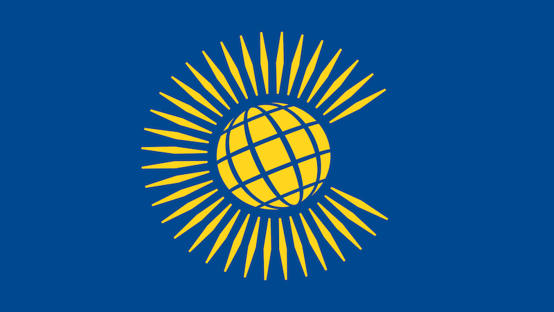 The Commonwealth flag. Credit: Wikipedia Commons