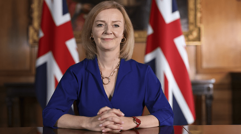 File photo of UK's Liz Truss. Photo Credit: Simon Dawson / No10 Downing Street Posted by: Foreign, Commonwealth & Development Office