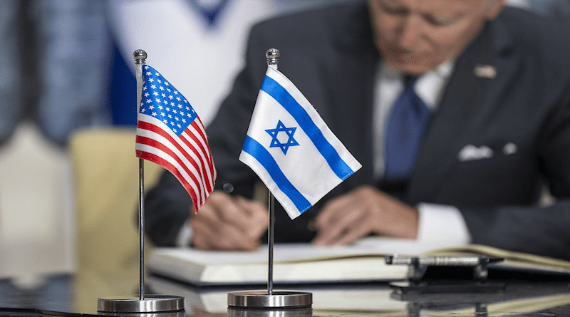 President Joe Biden signs the guestbook, Thursday, July 14, 2022, at the President’s Residence in Jerusalem. (Official White House Photo by Adam Schultz)