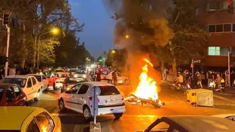 Protest in Iran against the regime. Photo Credit: PMOI/MEK Twitter