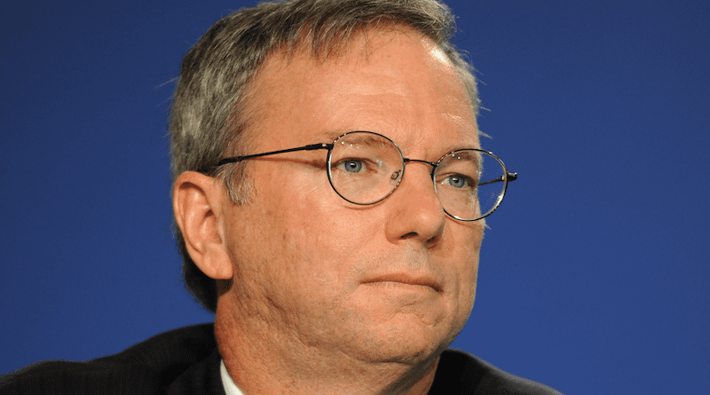 Eric Schmidt. Photo Credit: Guillaume Paumier, Wikipedia Commons