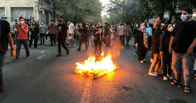 Anti-regime protest in Iran. Photo Credit: PMOI/MEK