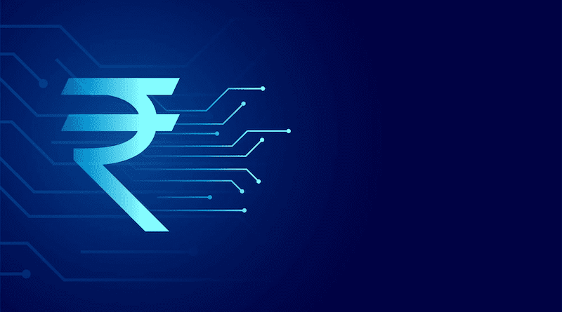 India Digital Currency Rupee E-Rupee Logo